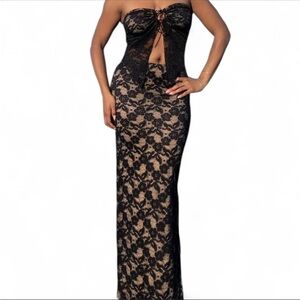 Black Lace two piece set